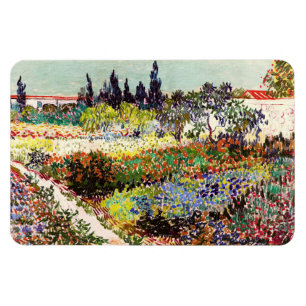 Van Gogh bloeiende tuin in Arles Floral Fine Art Magneet