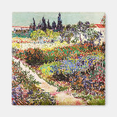 Van Gogh bloeiende tuin in Arles Floral Fine Art Magneet (Voorkant)