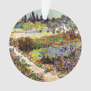 Van Gogh bloeiende tuin in Arles Floral Fine Art Ornament