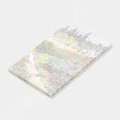 Van Gogh bloeiende tuin in Arles Floral Fine Art Post-it® Notes (Schuin)