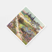 Van Gogh bloeiende tuin in Arles Floral Fine Art Servetten (Hoek)