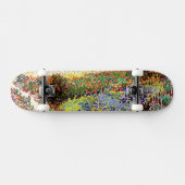 Van Gogh bloeiende tuin in Arles Floral Fine Art Skateboard (Horizontaal)