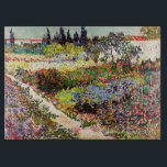 Van Gogh bloeiende tuin in Arles Floral Fine Art Snijplank<br><div class="desc">Vincent Van Gogh die bloeiende tuin in Arles with Path Fine Art Vincent Willem van Gogh was een postpressionistische schilder wiens werk een verreikende invloed had op de kunst van de 20e eeuw. Zijn productie omvat portretten, zelfportretten, landschappen en nog steeds levenden van cypersen, bloemenvelden, bloeiende bomen, tuinen, tarwevelden en...</div>