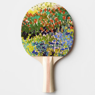 Van Gogh bloeiende tuin in Arles Floral Fine Art Tafeltennisbatje