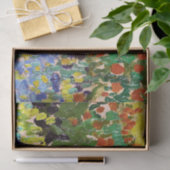 Van Gogh bloeiende tuin in Arles Floral Fine Art Tissuepapier (Geschenk)