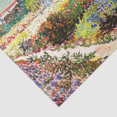 Van Gogh bloeiende tuin in Arles Floral Fine Art Tissuepapier (Detail)