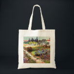 Van Gogh bloeiende tuin in Arles Floral Fine Art Tote Bag<br><div class="desc">Vincent Van Gogh die bloeiende tuin in Arles with Path Fine Art Vincent Willem van Gogh was een postpressionistische schilder wiens werk een verreikende invloed had op de kunst van de 20e eeuw. Zijn productie omvat portretten, zelfportretten, landschappen en nog steeds levenden van cypersen, bloemenvelden, bloeiende bomen, tuinen, tarwevelden en...</div>