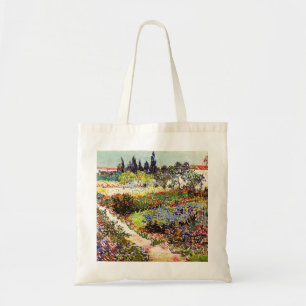 Van Gogh bloeiende tuin in Arles Floral Fine Art Tote Bag