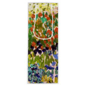 Van Gogh bloeiende tuin in Arles Floral Fine Art Wijn Cadeautas (Voorkant)