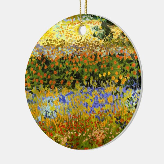 Van Gogh - Bloeiende tuin Keramisch Ornament (Links)