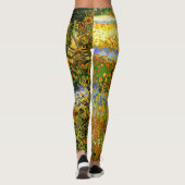 Van Gogh - bloeiende tuin Leggings (Achterkant)