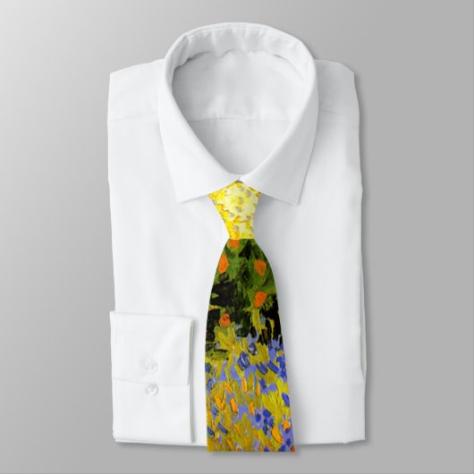 Van Gogh - bloeiende tuin Stropdas (Gebonden)