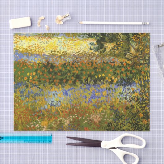 Van Gogh - bloeiende tuin Tissuepapier (Craft)