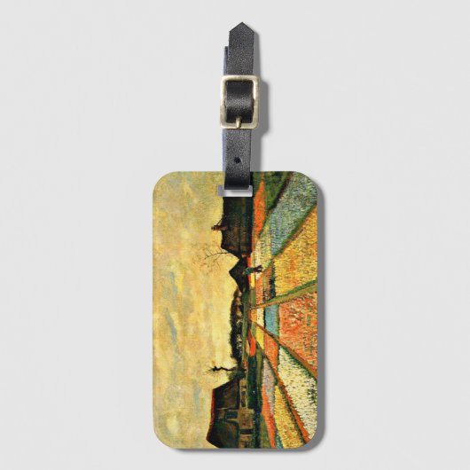 Van Gogh - Bloembedden in Nederland Bagagelabel (Voorkant (verticaal))