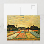 Van Gogh - Bloembedden in Nederland Briefkaart (Voorkant / Achterkant)