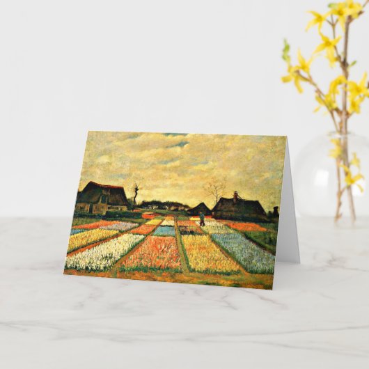 Van Gogh - Bloembedden in Nederland Kaart (Gele Bloem)
