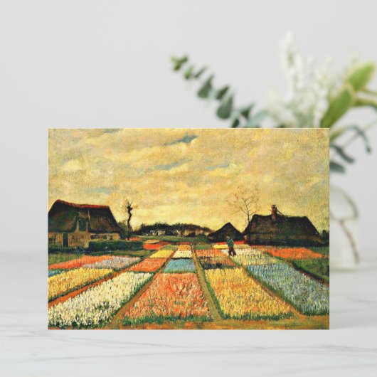 Van Gogh - Bloembedden in Nederland Kaart (Staand voorkant)