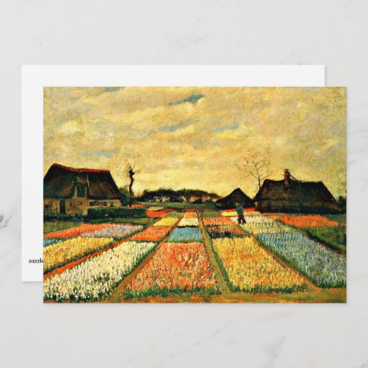 Van Gogh - Bloembedden in Nederland Kaart (Voorkant / Achterkant)