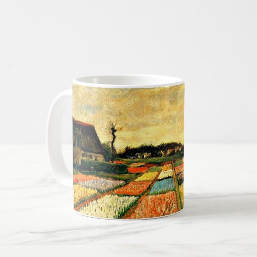 Van Gogh - Bloembedden in Nederland Koffiemok (Voorkant links)