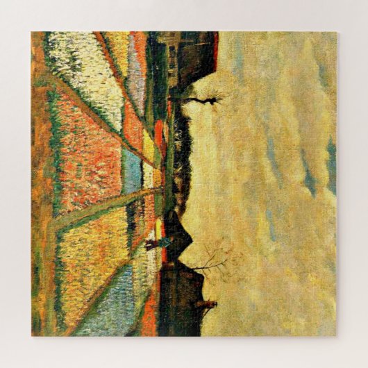 Van Gogh - Bloembedden in Nederland Legpuzzel (Horizontaal)