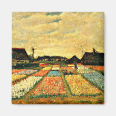 Van Gogh - Bloembedden in Nederland Magneet (Voorkant)