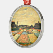 Van Gogh - Bloembedden in Nederland Metalen Ornament (Links)