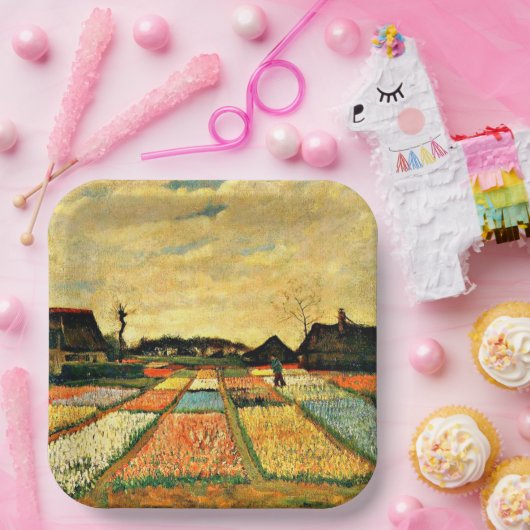 Van Gogh - Bloembedden in Nederland Papieren Bordje (Feest)