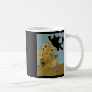 Van Gogh Bloemen Kat Zonnebloemen Koffiemok