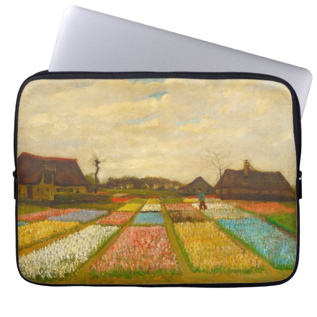 Van Gogh Bloemenbedden in Nederland Laptop Sleeve (Voorkant)