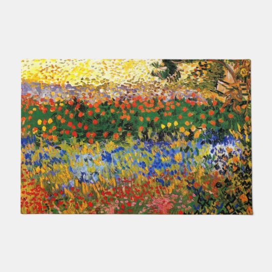Van Gogh - Bloementuin Deurmat (Voorkant)