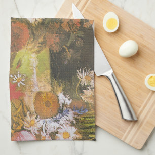 Van Gogh Bloemstilleven Rode Klaprozen & Rozen Theedoek