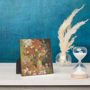 Van Gogh Bloemstuk Rode Klaprozen & Rozen Fotoplaat