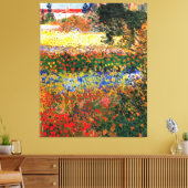 Van Gogh - Bloemtuin Canvas Afdruk (Insitu (Woonkamer))