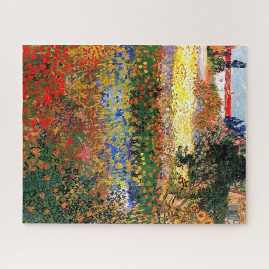 Van Gogh - Bloemtuin Legpuzzel (Horizontaal)