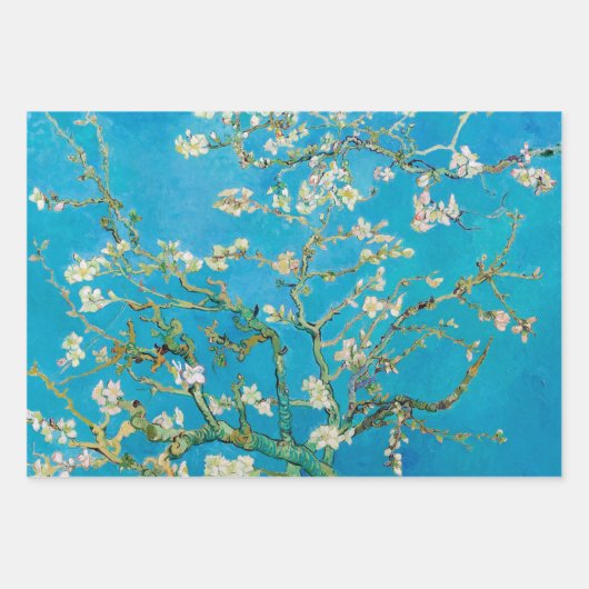 Van Gogh, bloesems Inpakpapier Vel (Voorkant)