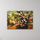 Van Gogh - Blooming Roos Struik Canvas Afdruk (Voorkant)