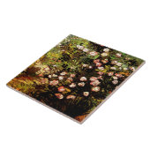Van Gogh - Blooming Roos Struik Tegeltje (Zijkant)