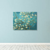 Van Gogh - Blossomalamandelboom Canvas Afdruk (Insitu (Houten vloer))