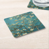 Van Gogh - Blossomalamandelboom Kartonnen Onderzetters (Schuin)