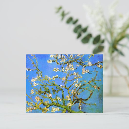 Van Gogh: Blossombere amandelboomtakken Briefkaart (Staand voorkant)