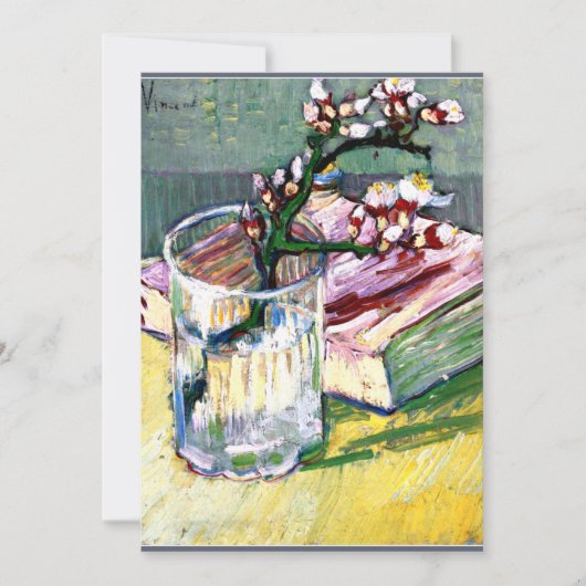 Van Gogh - Blossoming Almond Branch met boek (Voorkant)