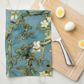 Van Gogh Blossoming Almond Tree Art Theedoek (Quarter Fold)