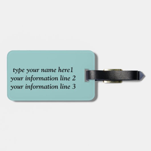 Van Gogh Blossoming Almond Tree Bagagelabel (Achterkant horizontaal)