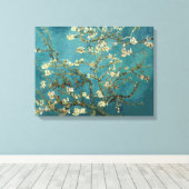 Van Gogh Blossoming Almond Tree Canvas (Insitu (Houten vloer))