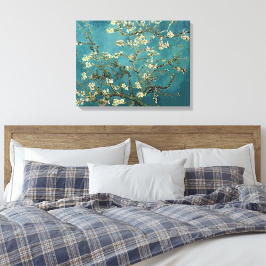 Van Gogh Blossoming Almond Tree Canvas (Insitu (Slaapkamer))