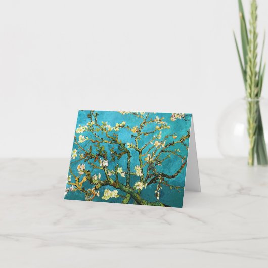 Van Gogh Blossoming Almond Tree (F671) Fine Art Kaart (Voorkant)