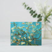 Van Gogh Blossoming Almond Tree Fine Art Briefkaart (Staand voorkant)