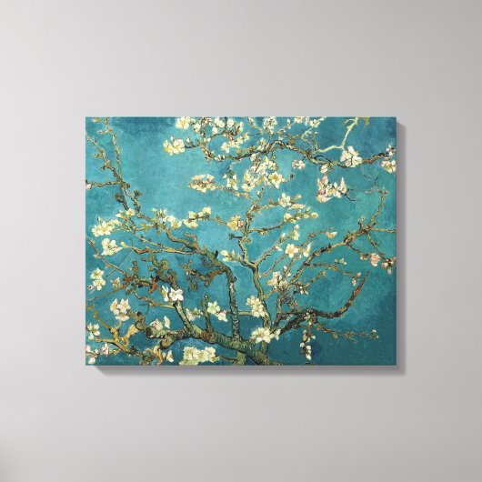 Van Gogh Blossoming Almond Tree Fine Art Canvas Afdruk (Voorkant)