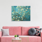 Van Gogh Blossoming Almond Tree Fine Art Canvas Afdruk (Insitu (Woonkamer))
