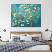 Van Gogh Blossoming Almond Tree  Fine Art Canvas Afdruk (Insitu (Slaapkamer))